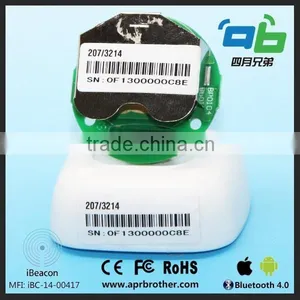 CC2541 IBeacons / Ibeacon Bluetooth 4.0 Module Realtag BLE CC2541 With Coin Battery CR2477 thumbnail-1