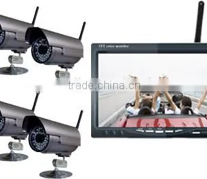 RV-7001WS Digital Wireless Car Rearview Parking System With Quad Monitor Ideal for Reversing, Home Office Monitoring thumbnail-1