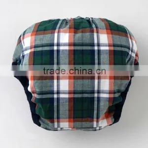 Made in Japan Products High Quality Cool Check Pattern Printed Cloth Diaper Baby Nappies Wholesale for Hot Selling Item thumbnail-5