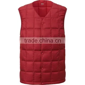 Winter Wholesale 100% Polyester Red Safety Vest Men Custom thumbnail-1