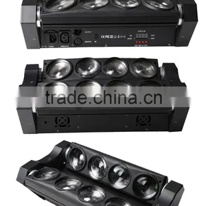 8pcs Moving Head Disco RGBW 4IN 1 Led Spider Beam Moving Head Light 10w thumbnail-3