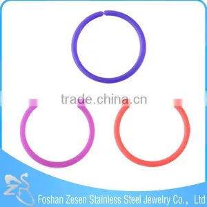 Color Round Shape Body Jewelry Designs Of Nose Rings thumbnail-3