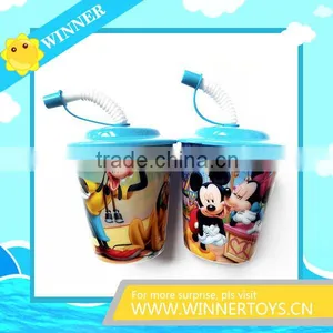 Customized Plastic Drinking Cup With Straw thumbnail-6