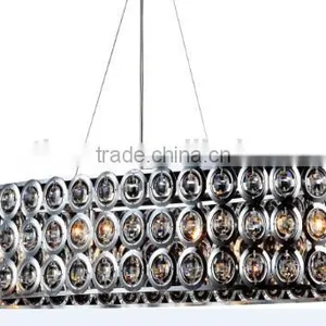 Crystal Round Pendant Light thumbnail-1
