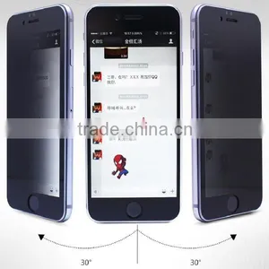 0.33mm Anti-spy Privacy 2.5D Tempered Glass Screen Protector for Iphone 6s Supplier's Choice thumbnail-1