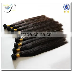 Top Quality Fast Delivery Wholesale Brazilian Bundle Hair Natural Black Color 100% Virgin Human Hair Weave thumbnail-1