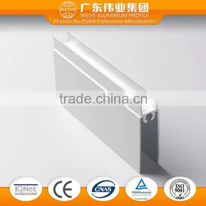 China Electrophoresis Anodized Silver Extrusion Aluminium Profile for Window thumbnail-1