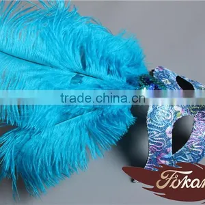 Wholesale Cloth Trim Big Ostrich Feather Mask For Bachelorette Party Supplies thumbnail-3
