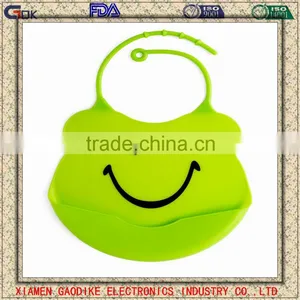 Waterproof Silicone Baby Bibs With Easily Rinse Clean & Air Dries Fast thumbnail-1
