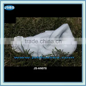 Carved Marble Swan JS-AN078 thumbnail-1