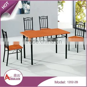 New Design Dining Table Set Dining Table and 4 Chairs Wooden Dining Table and Chairs Dining Room Furniture thumbnail-6