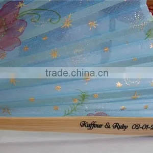 Personalized Foldable Bamboo Fans thumbnail-4