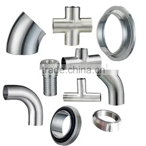 Sanitary Fitting Concentric/Eccentric Reducer / Cross/ Tee Mirrow Polished Food Grade thumbnail-4