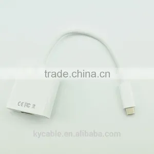 Gray White Usb 3.1 Type c Connector With Hdmi Converter thumbnail-5