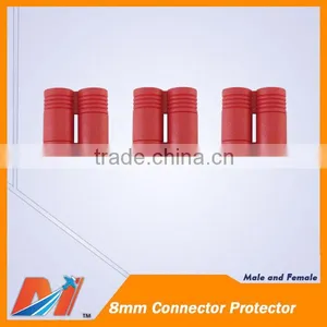 Maytech 8mm Golden Banana Connector Protector Male and Female in Pair thumbnail-1