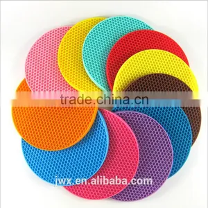 Wave Design Round Silicone Mat for Dish Plate and Pot thumbnail-1