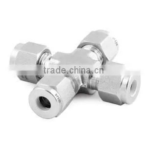 Stainless Steel 4 Way Fitting Compression Fitting thumbnail-1