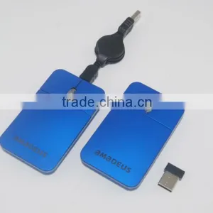 Promotional Gift Laptop Rechargeable Super Slim Wireless Mouse With Led Logo thumbnail-5