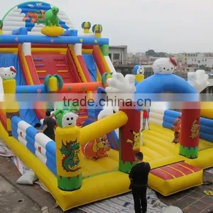 Cartoon Fun City Giant Inflatable Kids Playground Equipment for Sale Quality Choice thumbnail-2