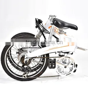 250W Folding Electric Bike , Power- Assistant Bicycle , Cruiser Bicycle 20" thumbnail-2