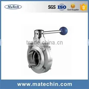 OEM Precision Exhaust Stainless Steel Butterfly Valve thumbnail-2