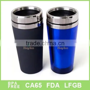 2015 Wholesale 16oz Colored Plastic Coffee Insulated Tumbler thumbnail-1