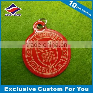 Unique Aluminum University Commemorative Tag Red Printing Epoxy Dogtag thumbnail-2