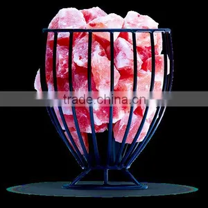 Trophy Shape Iron Basket Salt Lamp thumbnail-1