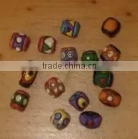 Small Engraved Ceramic Beads thumbnail-1