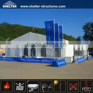 Clear Span Aluminium Frame Tent With Side Wall Window for Garage Sale thumbnail-1