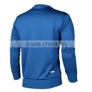 2016 Mens Plain Lightweight Cotton Crew Neck Sweater thumbnail-2