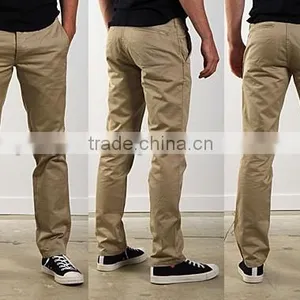 Pakistan Factory Fashion 100% Cotton Chino Mens Casual Pants,Wholesale Chinos Cotton Twill Men's Original Boot Pant Khaki thumbnail-3