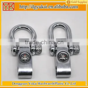 Yukai 5mm Dee Shackle Clasp With Compass for Paracord Bracelet thumbnail-2