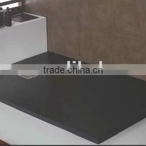 Bespoke Black Granite Bathroom Design Shower Tray thumbnail-1