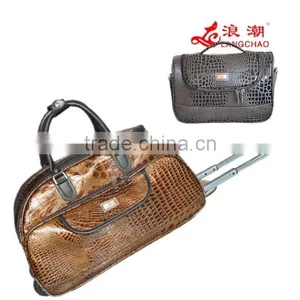 pu Duffle Bag With Makeup Bag thumbnail-1