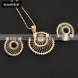 Fine Jewelry Wholesale Gold Stainless Steel Set Jewelry thumbnail-5