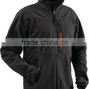 Mens Black Waterproof Softshell Jacket thumbnail-1