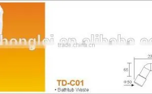 Plastic Bathtub Waste thumbnail-2