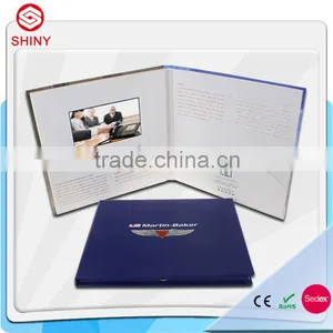 OEM/ODM/ Available Popular Business Gifts Lcd Video Booklet With Hard Cover thumbnail-2