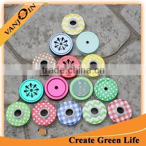 New Design Colorful Mason Jar Cap 70mm thumbnail-1