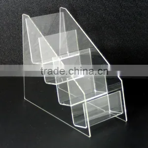 4 Tier Acrylic Brochure/ Leaflet Display Stand ( Holder/Rack/Shelf ) thumbnail-1