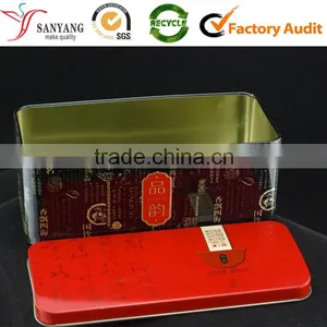 Custom Manufacturer Stainless Steel Metal Box for Tea Cheap Wholesale Tin Can Box Supplier's Choice thumbnail-1