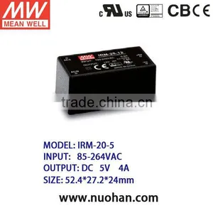 Mean Well 20w 5v Single Output Power Supply/20W Single Output Encapsulated Type thumbnail-1