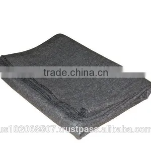 KEMP USA GREY BLANKET 30% WOOL thumbnail-1