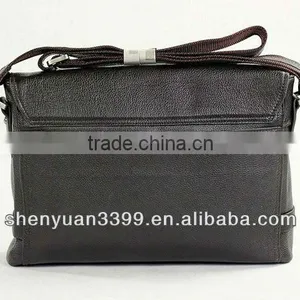 2016 New Design Briefcase Retro Style Shoulder Bag Men's Genuine Leather Bag thumbnail-2