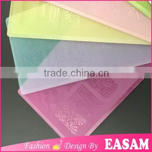 Fashion OEM Transparent Colorful Plastic Image Plate for Nail Art Stamping Quality Choice thumbnail-1