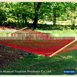 Outdoor Garden Hammock Red Rope thumbnail-1