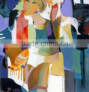 Fashion Abstract Oil Painting People thumbnail-1