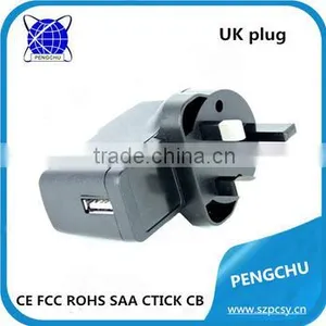 Travel Power Adapter 220v ac to dc 5v 2a USB Handly Wall Charger thumbnail-4