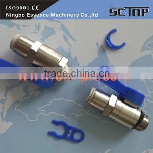 Air Hose Connector Pneutop China Factory 45 Degree Plastic Pneumatic Push in Fitting thumbnail-1